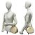 Loewe Vintage Anagram Mini Schultertasche aus Leder Beige - Ansicht 2