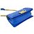 Borsa a tracolla Chanel Boy Chanel Coco Mark Hardware in pelle d'agnello Blu - vista 7