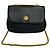 Céline CELINE Vintage Triomphe Logo Hardware Leder Kette Mini Schultertasche Schwarz