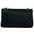 Borsa a tracolla Chanel Matelassé Coco Mark Double Flap Nero - Ansicht 3