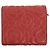 Cartera tri-fold Chanel de piel de becerro granulada roja - vista 2