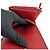 Cartera tri-fold Chanel de piel de becerro granulada roja - vista 9