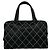 Chanel Coco Mark Wild Stitch Lederhandtasche Schwarz