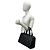 Chanel Coco Mark Wild Stitch Lederhandtasche Schwarz - Ansicht 2