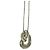 Autre Marque Collana Tiffany Twist Knot Argento D'oro - vista 4