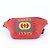 Borsa a tracolla 2-Way in pelle Gucci Rosso - vista 3