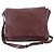 Borsa a tracolla Gucci in pelle Interlocking G Rosso Bordò