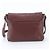 Borsa a tracolla Gucci in pelle Interlocking G Rosso Bordò - vista 3