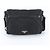 Borsa a tracolla in pelle e nylon Tessuto con logo triangolare Prada Nero - vista 3