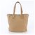 Borsa Tote Prada in pelle Vitello Daino Marrone - vista 3