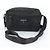 Bolsa de ombro em couro e nylon Tessuto com logo triangular Prada Preto