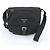 Borsa a tracolla in pelle e nylon Tessuto con logo triangolare Prada Nero