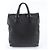 Sac cabas en cuir Gucci Soho Interlocking G Noir - vue 3