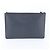 Borsa a pochette Prada 2NG005 in pelle Saffiano Blu navy - vista 2