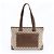 Gucci GG Canvas Leder Tote Bag Braun