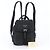 Zaino Prada in nylon Tessuto con logo triangolare in pelle Nero