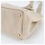 Tote Prada Canapa Schultertasche aus Leder mit Dreieckslogo Beige - Ansicht 4