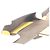 Fendi Flat Baguette Mini 8BS039 Borsa a tracolla 2-Way in pelle Giallo - vista 7