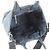 Borsa a tracolla reversibile in pelle e nylon Tessuto con logo triangolare Prada Nero Blu navy - vista 8