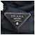 Borsa a tracolla reversibile in pelle e nylon Tessuto con logo triangolare Prada Nero Blu navy - vista 9