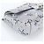 Prada Saffiano Soft Kettentasche mit Blumenprint Braun - Ansicht 6