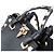 Borsa Trapeze Rockstud in micro pelle nera Valentino Nero - vista 6