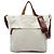Borsa Satchel Gucci in tela GG bianca Bianco