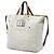 Borsa Satchel Gucci in tela GG bianca Bianco - vista 2