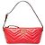 Borsa a tracolla Gucci Red GG Marmont in pelle di vitello matelassé Rosso