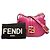 Fendi Pink Nano Leather FF C mon Crossbody Rosa - vista 8