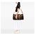 Louis Vuitton Brown Monogram Keepall Bandouliere 55 Marrone - vista 7