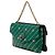 Borsa satchel Gucci Double Thiara media in pelle di vitello nera - vista 2