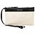 Balenciaga Cabas Pouch in tela bianca e blu navy Bianco