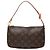 Louis Vuitton Brown Monogram Pochette Accessoires Castaño