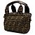 Borsa a mano Fendi Mini Zucca Canvas Marrone - vista 2