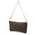 Louis Vuitton Pochette Milla MM Monogram Brown Marrone - vista 2
