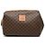 Céline Celine Brown Macadam beschichtetes Canvas Pouch Braun