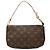 Louis Vuitton Brown Monogram Pochette Accessoires Castaño