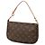 Louis Vuitton Brown Monogram Pochette Accessoires Castaño - vista 2