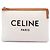 Céline Bolso de mano Celine Large de lona con logo marrón Castaño Beige
