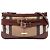 Burberry Beige House Check Canvas Bridle Peyton Crossbody