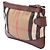 Burberry Beige House Check Canvas Bridle Peyton Crossbody - vista 2