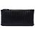 Pouch con zip Bottega Veneta in nappa Intrecciato nera Nero