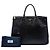 Prada Borsa Tote Galleria Double Zip in Saffiano Lux Nera Extra Large Nero - vista 7