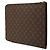 Louis Vuitton Brown Monogram Poche Documents Portfolio Marrone - vista 2