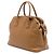 Borsa Tote Dome Prada in Saffiano Marrone con Tripla Zip Caramello - vista 2