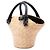 Mini Raffia Beach Basket Tote beige Balenciaga - vista 2