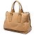 Borsa Satchel Prada in vitello morbido marrone Cammello - vista 2