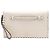 Clutch a patta Rockstud in pelle bianca Valentino Bianco