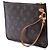 Louis Vuitton Brown Monogram Neverfull MM Pouch Braun - Ansicht 2